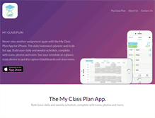 Tablet Screenshot of myclassplan.com